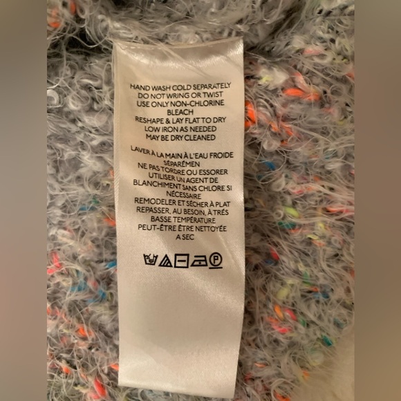 Free People Stardust Pullover Sweater • Color: Dove Combo (Gray) • Sz. XS • NWOT - Picture 5 of 14